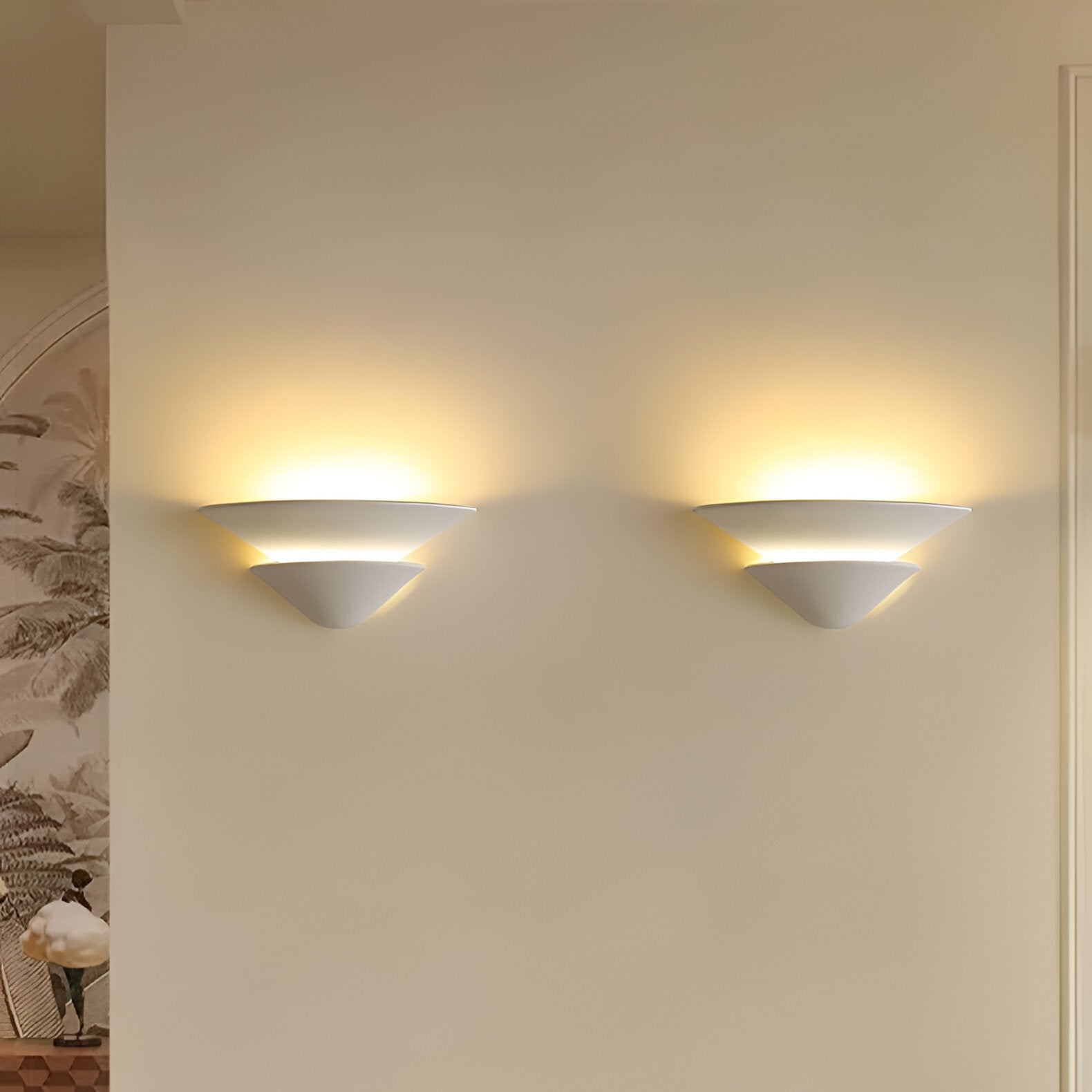 Shellora Wabi-Sabi Plaster Wall Light T2188