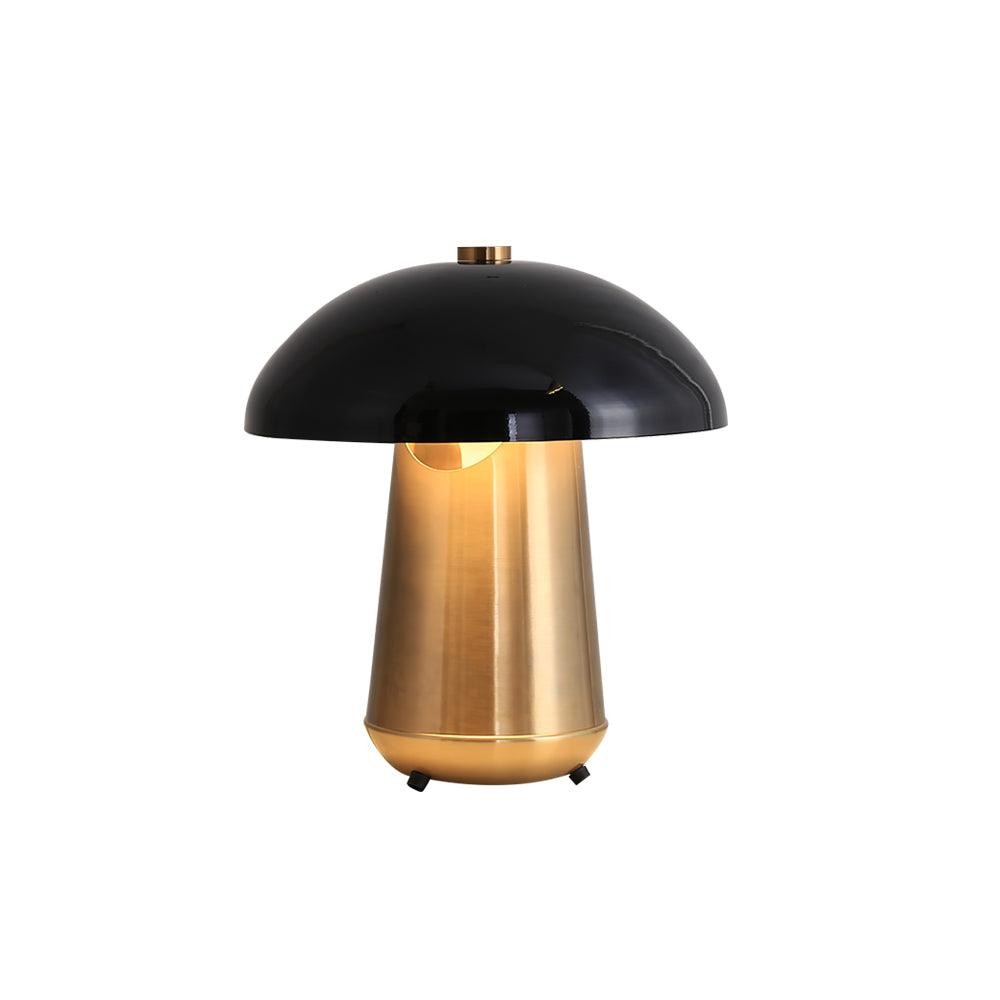 Metal Covered Mushroom Hollow Table Lamp M525