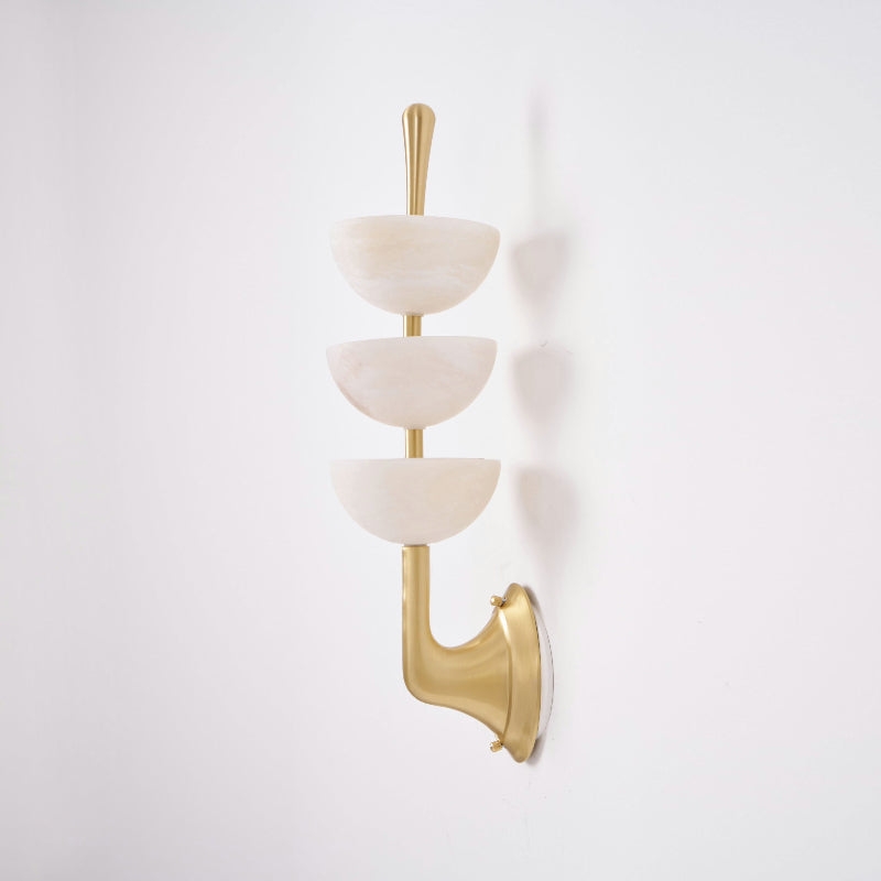 Triple Alabaster Wall Lamp T1789