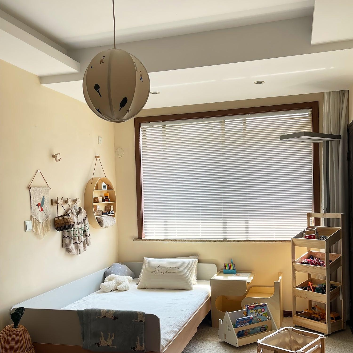 Park Embroidered Textile Pendant Lamp M337