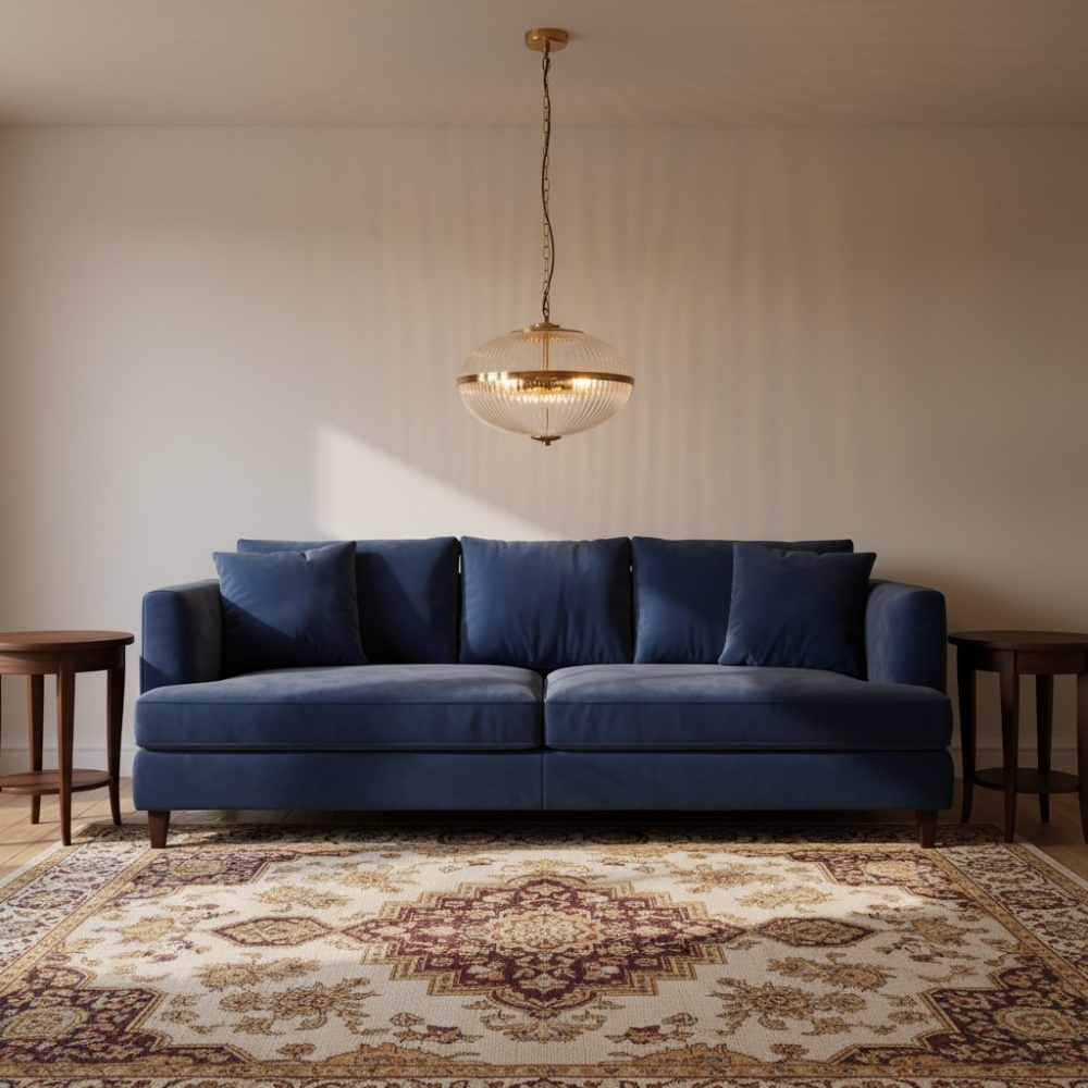 Luntra Contemporary Multi-Light Pendant with Textured Glass for Bedrooms and Hallways T952