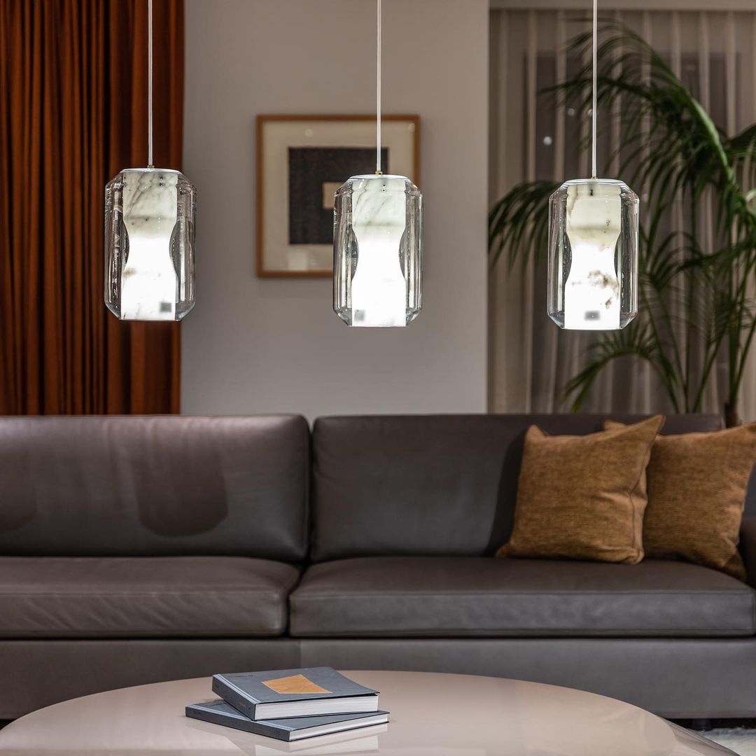 Glass Alabaster Pendant Lamp T1668