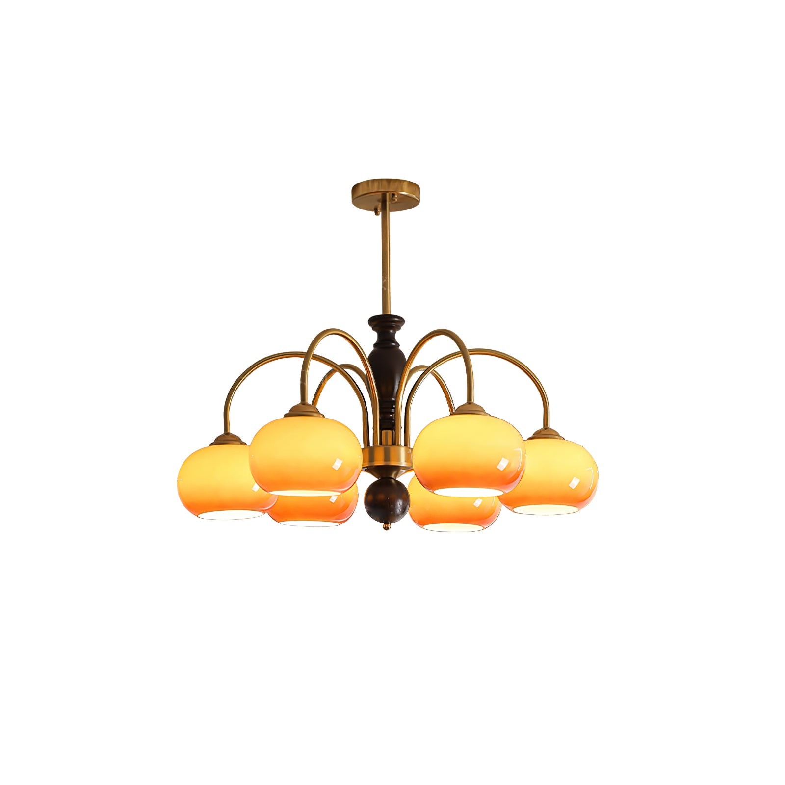 Retro Bauhaus Arch Chandelier M578