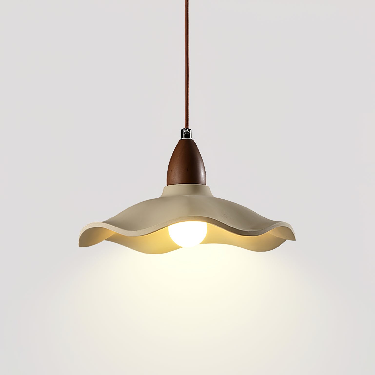 Japanese Wabi-Sabi Style Cement Wave Pendant Lamp M565