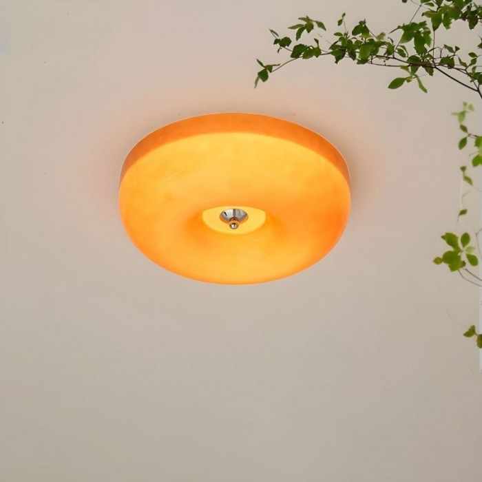 Bauhaus Cream Pudding Glass Ceiling Lamp S193