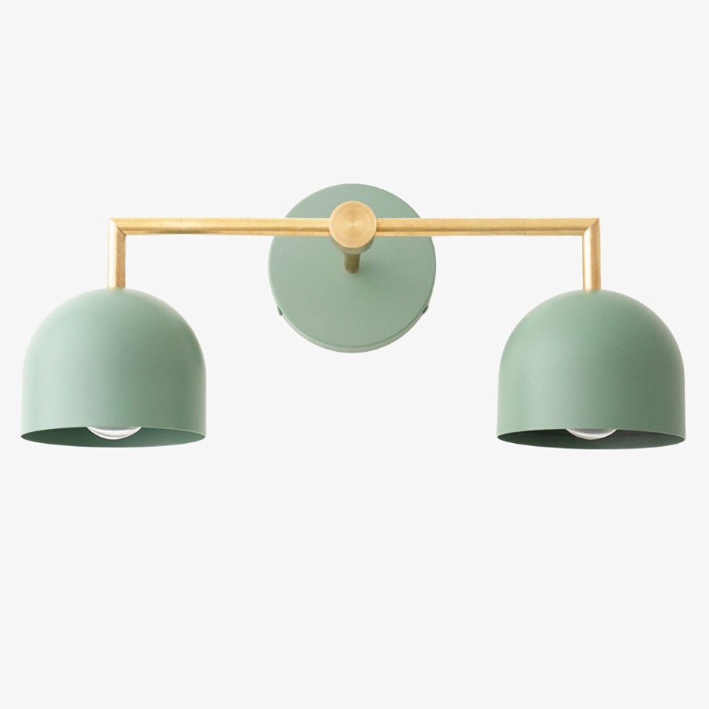 Metio Dome Farmhouse Wall Lamp - Metal Bathroom Mirror Sconce Light T450