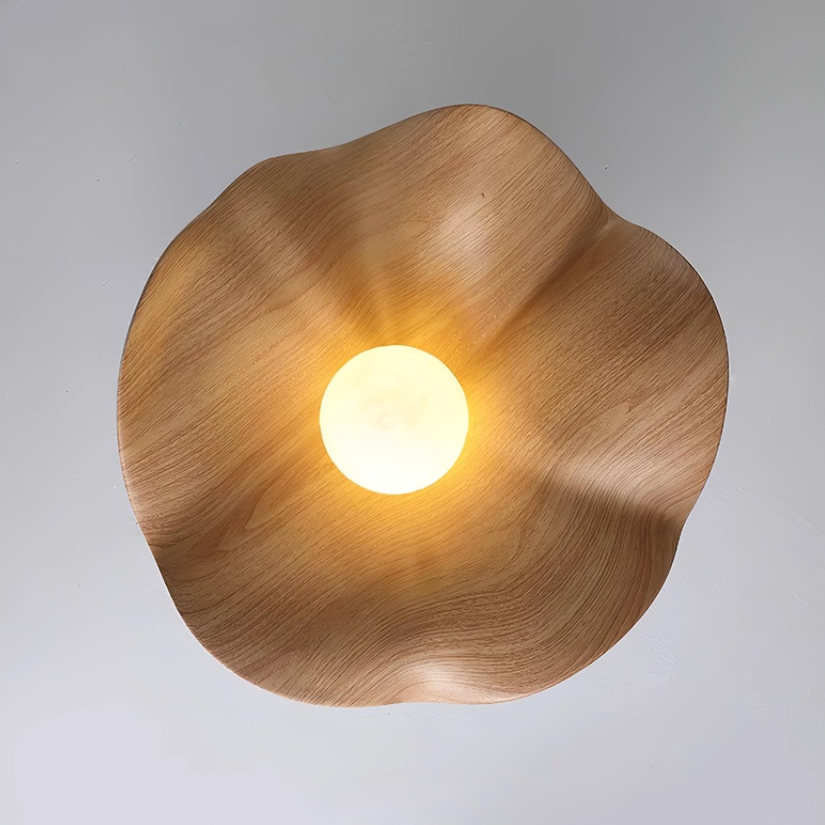 New Modern Simple Walnut Grain Ceiling Light M71