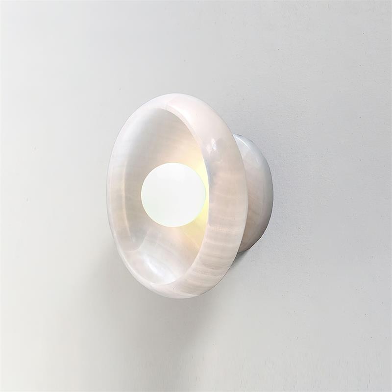 Bowl - Shaped Marble Wall Lamp P064