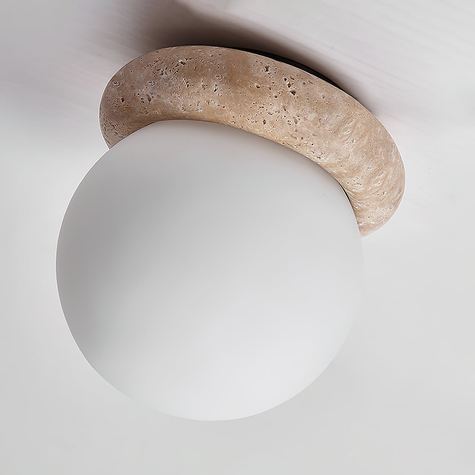 Marble Travertine Asteroid Ceiling Lamp M479