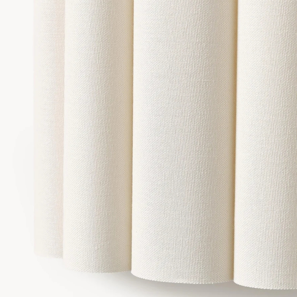 Velura Linen Fold Wall Sconce - Fabric Soft Pleated Design Ambient Lighting for Bedroom or Hallway T803
