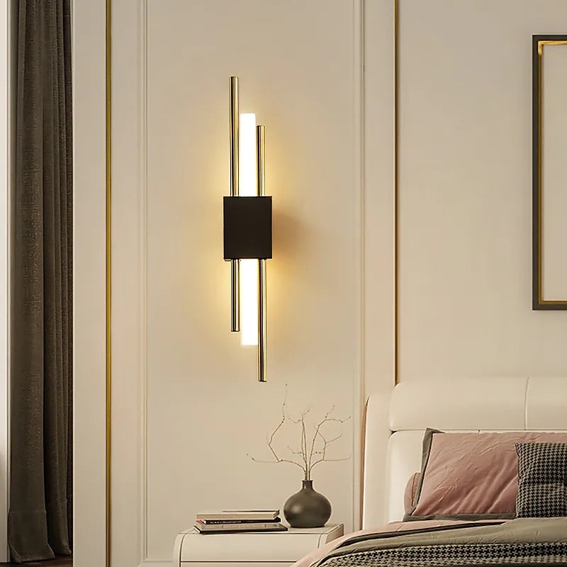 LuminArt - Stylish Black/Gold LED Light T1990