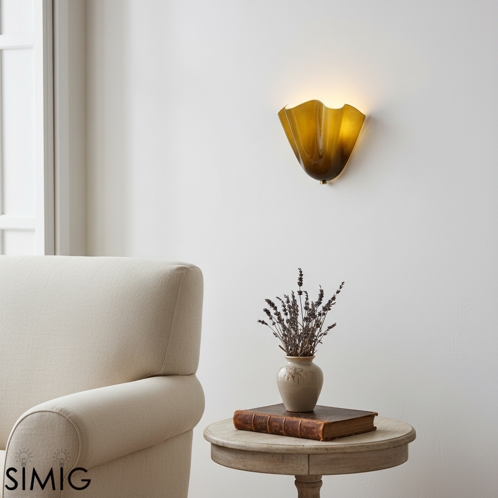 Bellina Modern Glass Wall Sconce - Ambient Lighting for Hallway P075