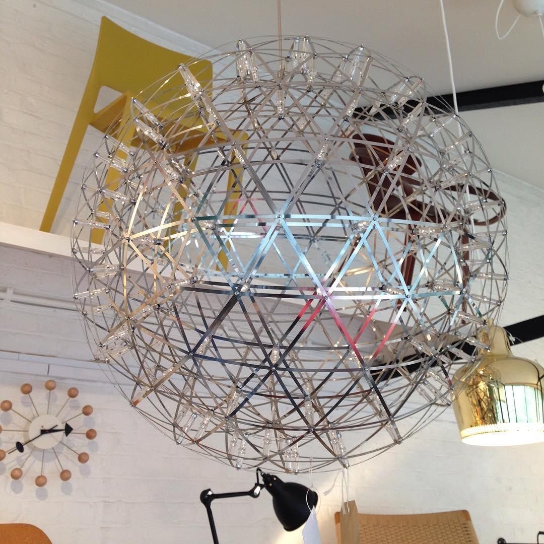 Silver Spark Ball Pendant Light T204