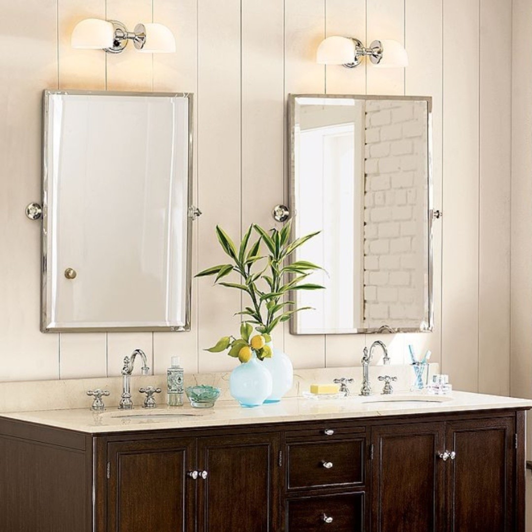 Modern Mercer Double Horizontal Metal Wall Sconce T145