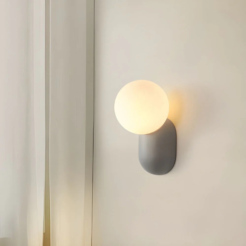 Luma Nordic Glass Orb Wall Light T2008
