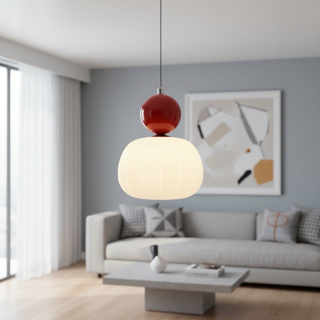 Ornavigo Modern Art Deco Pendant Light - Bauhaus Inspired Lighting for Kitchen Island T571