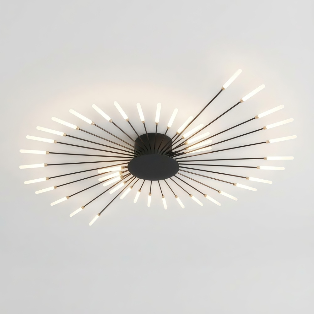 Sputnik Led Fireworks Flush Mount Ceiling Light S40