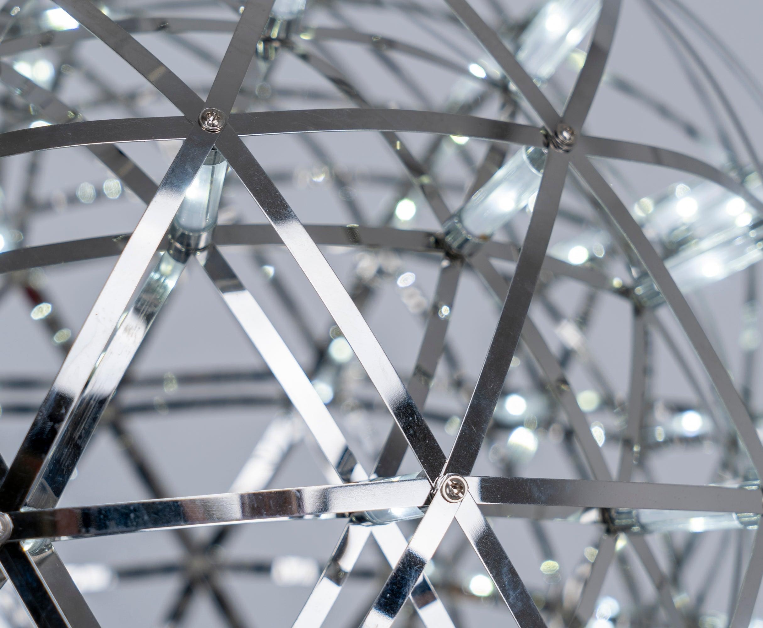 Silver Spark Ball Pendant Light T204
