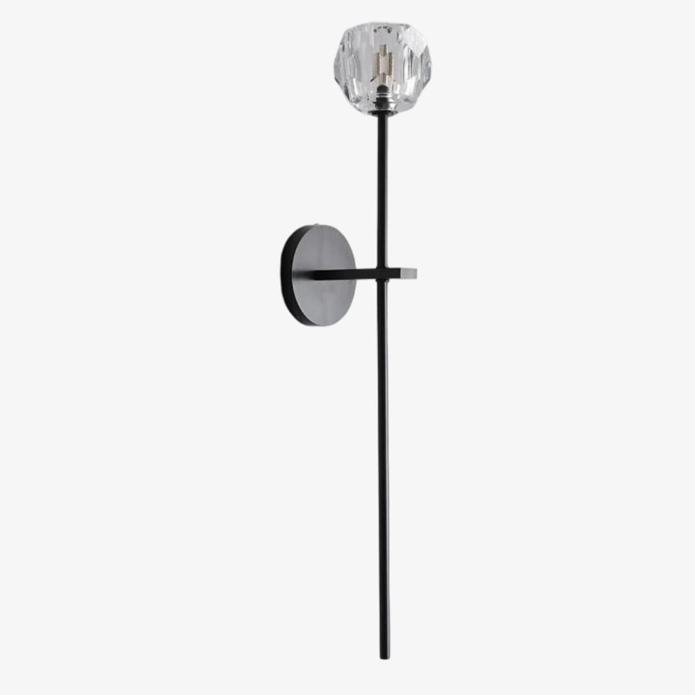 Luxury Crystal Wall Sconce - Brass Frame Modern Wall Light T453