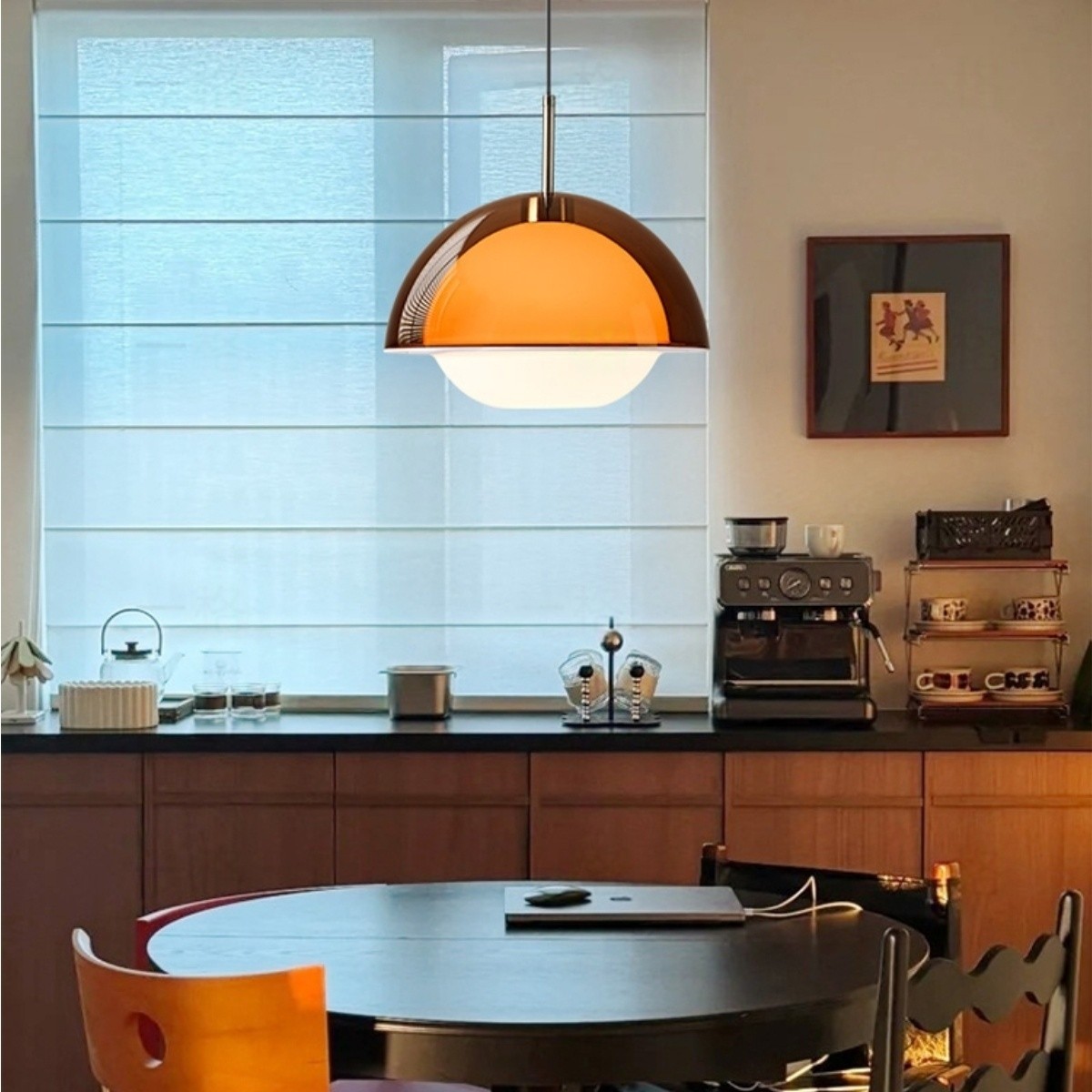 Sunset Inspired Acrylic Pendant Lamp – Warm & 3-Color Options S255