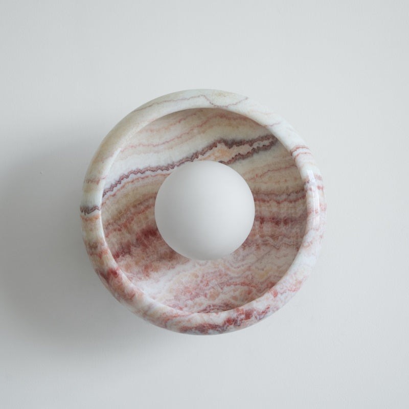 Bowl - Shaped Marble Wall Lamp P064