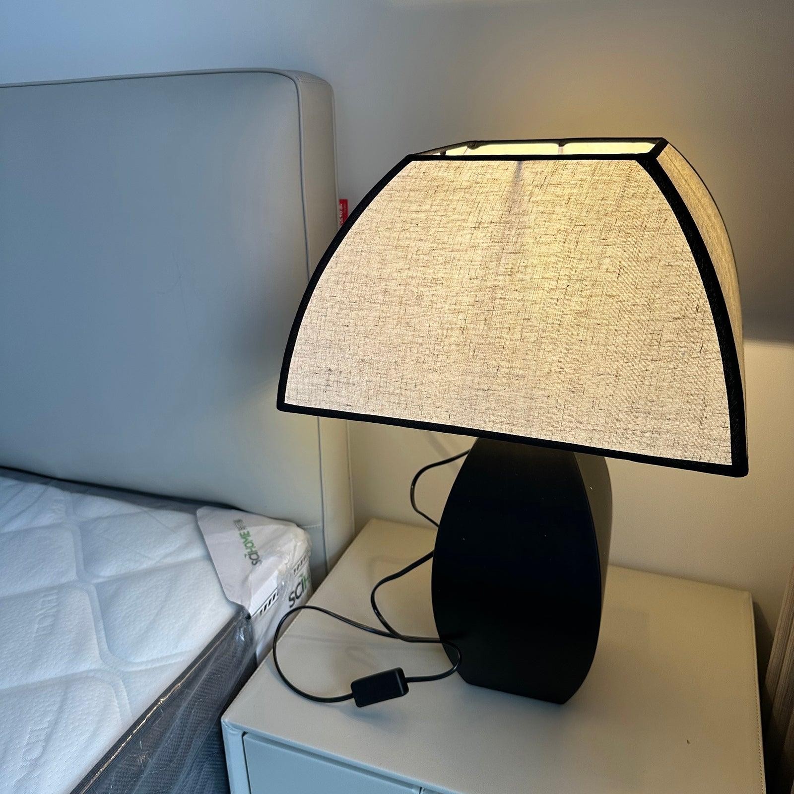 Retro Metal Mushroom Fabric Table Lamp M446