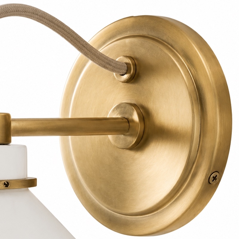 Aurenza Sconce – Farmhouse Wall Light with Metal Accents for Cozy Spaces T226