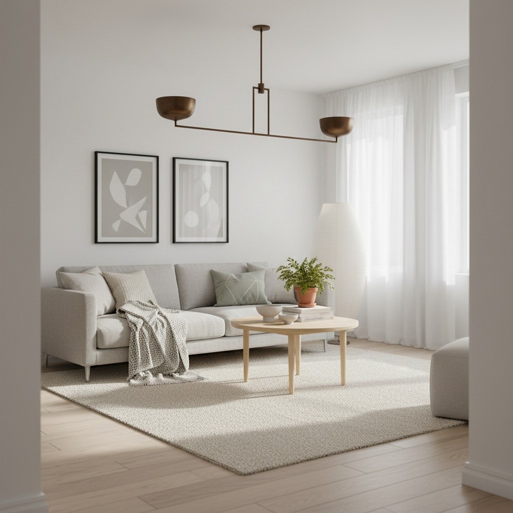 Lustrona Multi-Light Chandelier Metal Dome Shades - Streamlined Modern for Dining Room T693