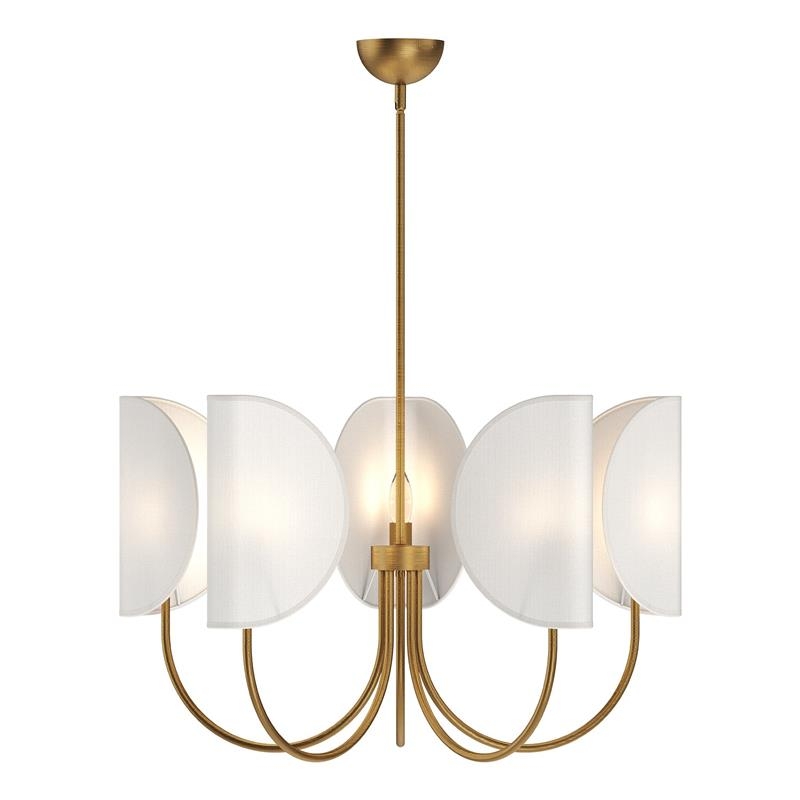 Leaf Brass Chandelier T1772