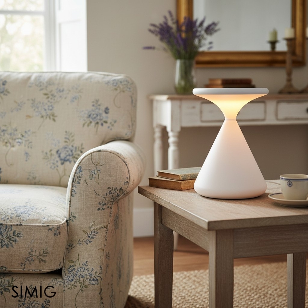 Salt & Pepper Portable Table Lamp - Minimalist LED Design for Bedroom S30