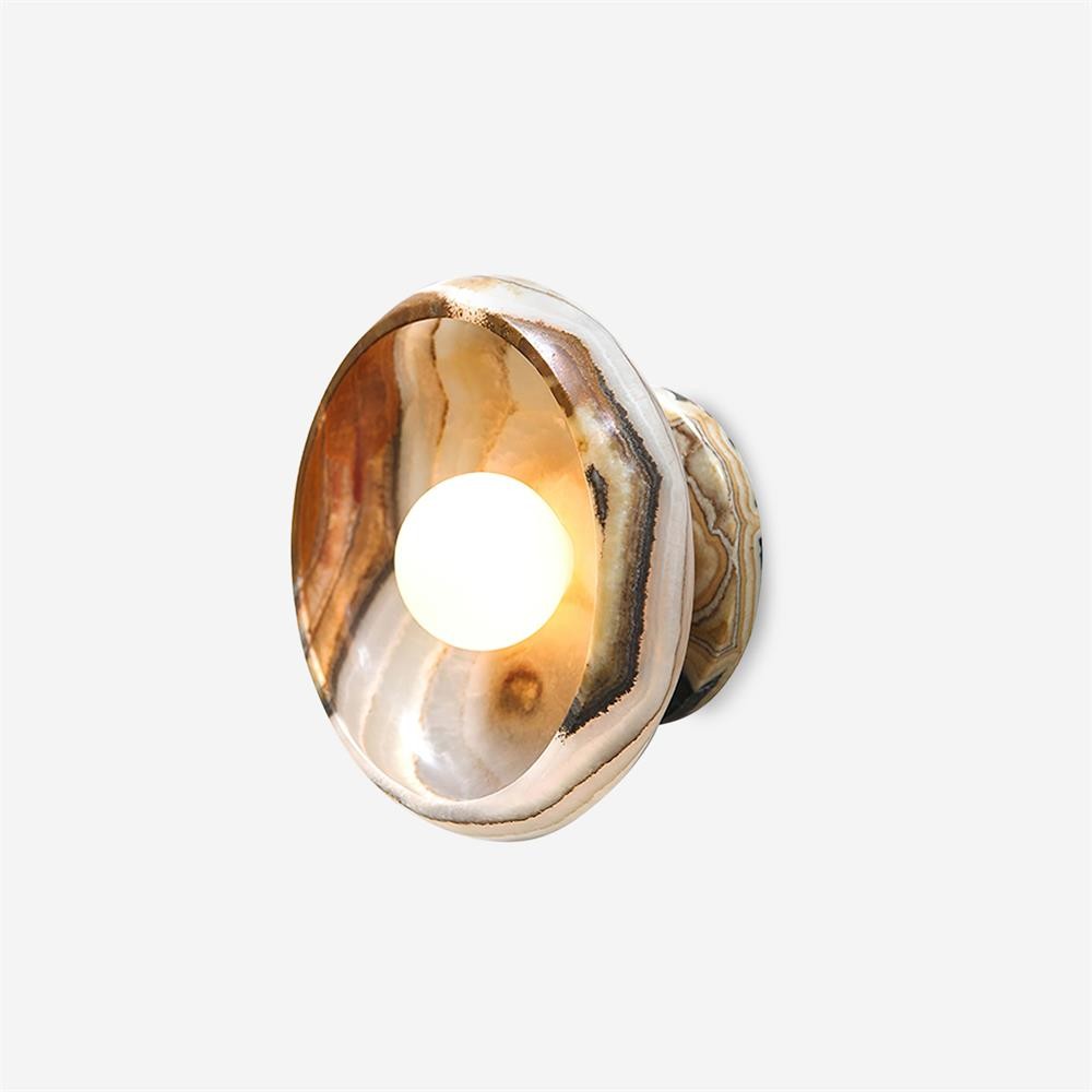 Bowl - Shaped Marble Wall Lamp P064
