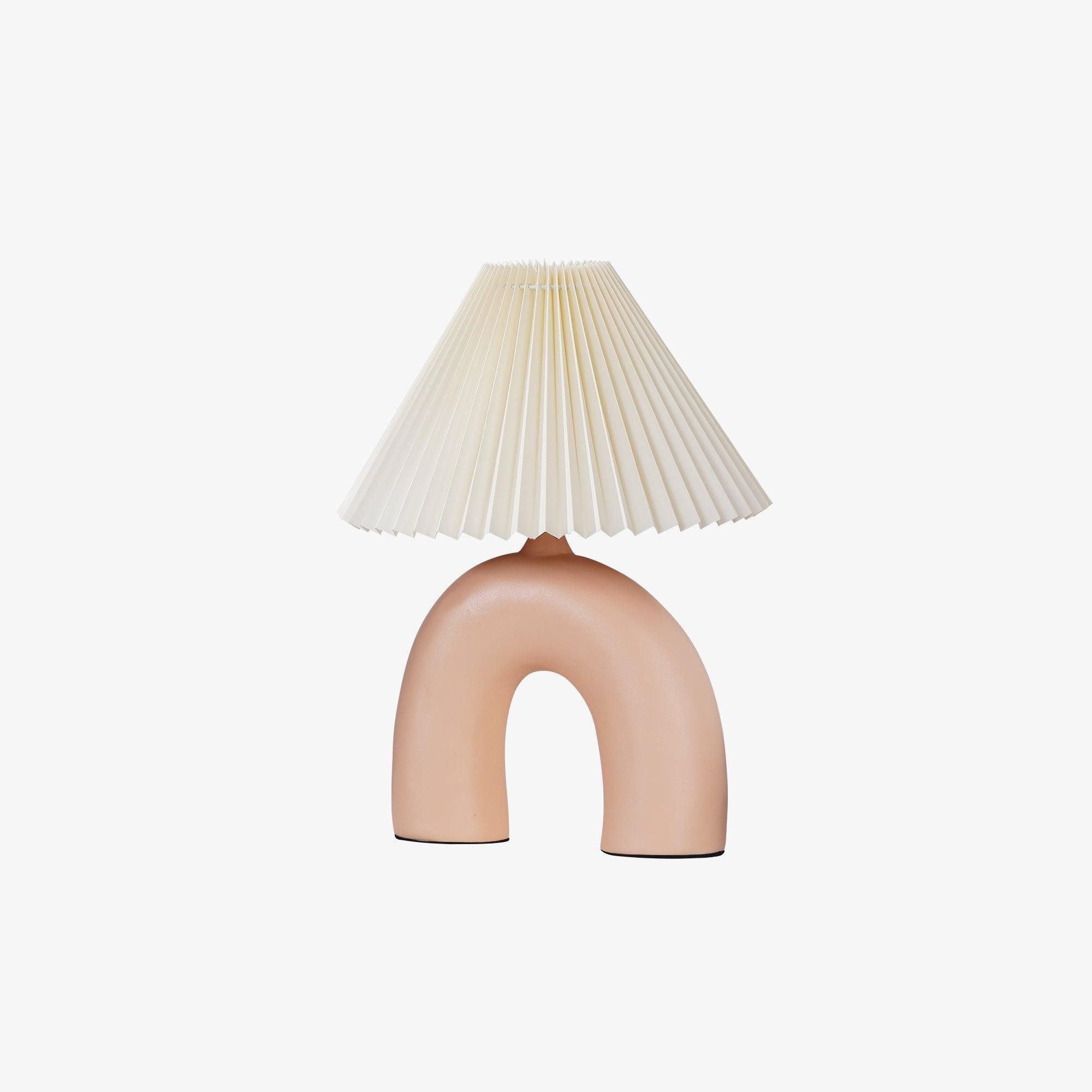 Arched Pleated Table Lamp M391