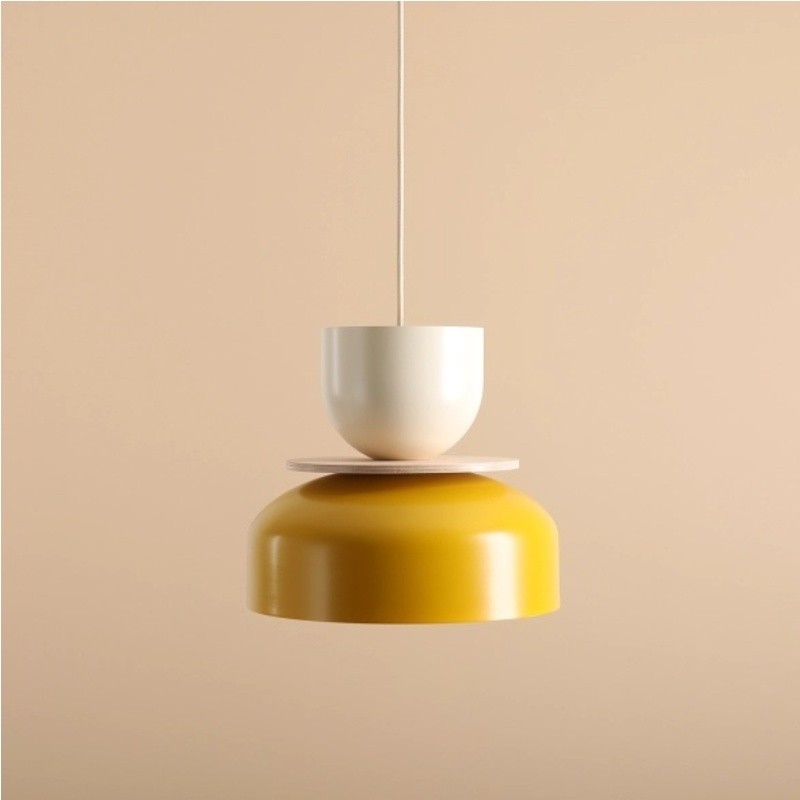Modern Dual‑Shade Pendant Lamp With Scandinavian Style S227