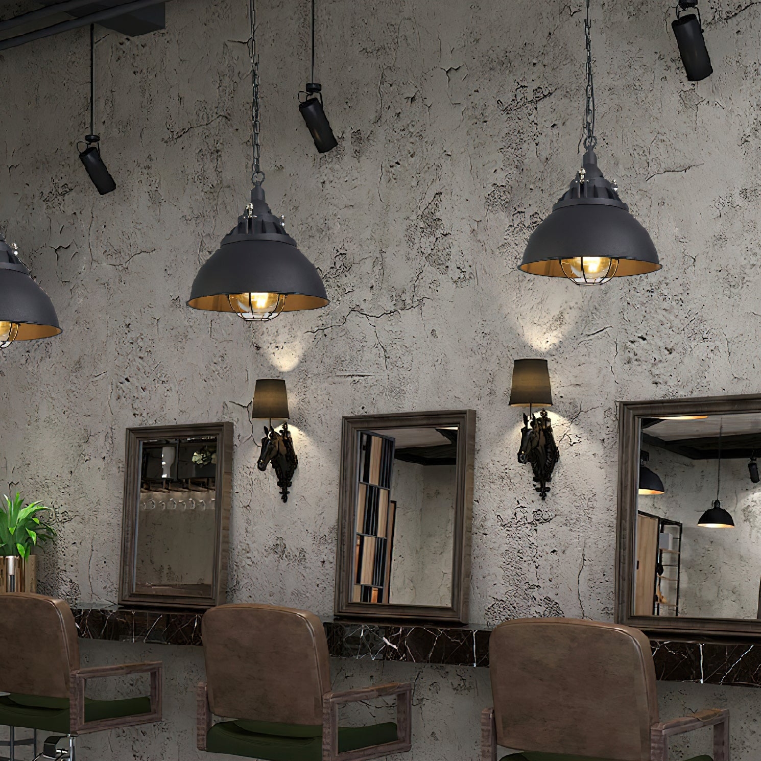 Bulkhead Cage Pendant Light T1853