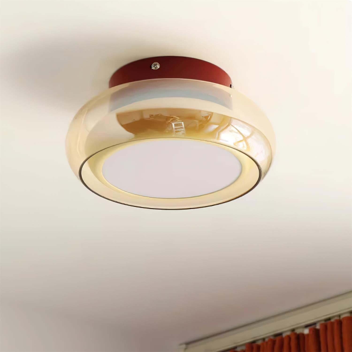 Atmospheric Simple Double Disc Ceiling Light M105