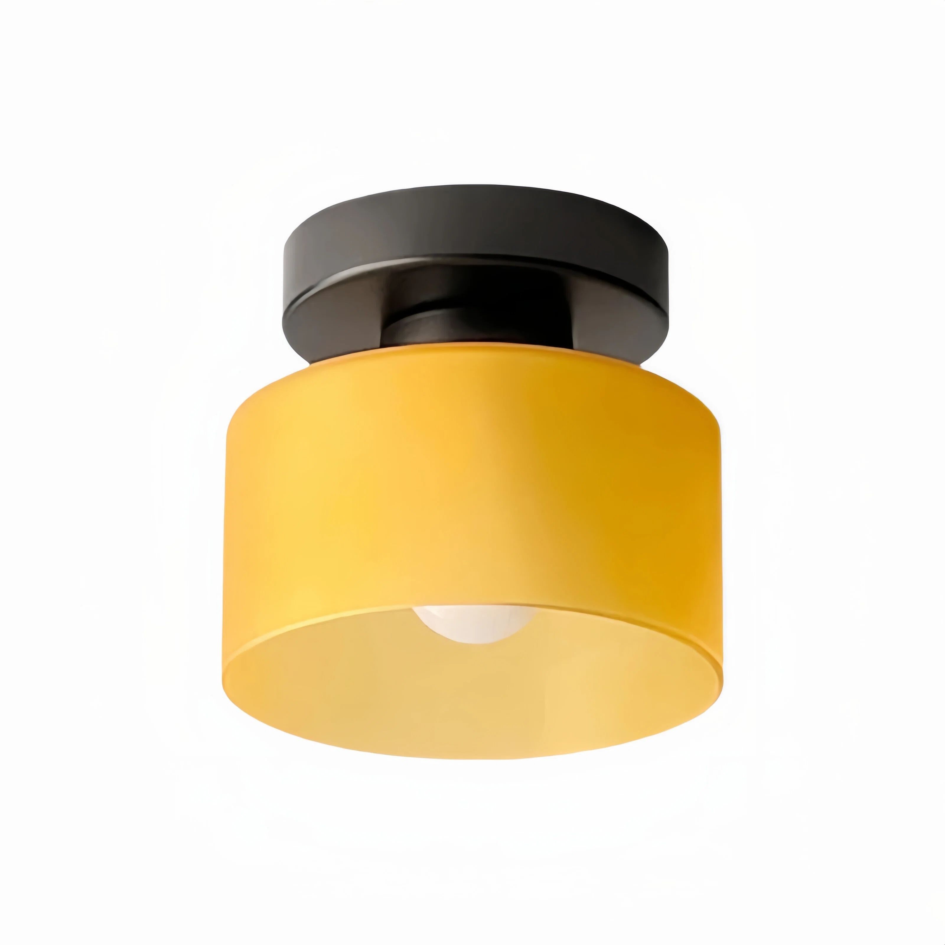 Moriglaze Cylinder Glass Ceiling Light – Minimalist Modern Fixture for Hallways T551