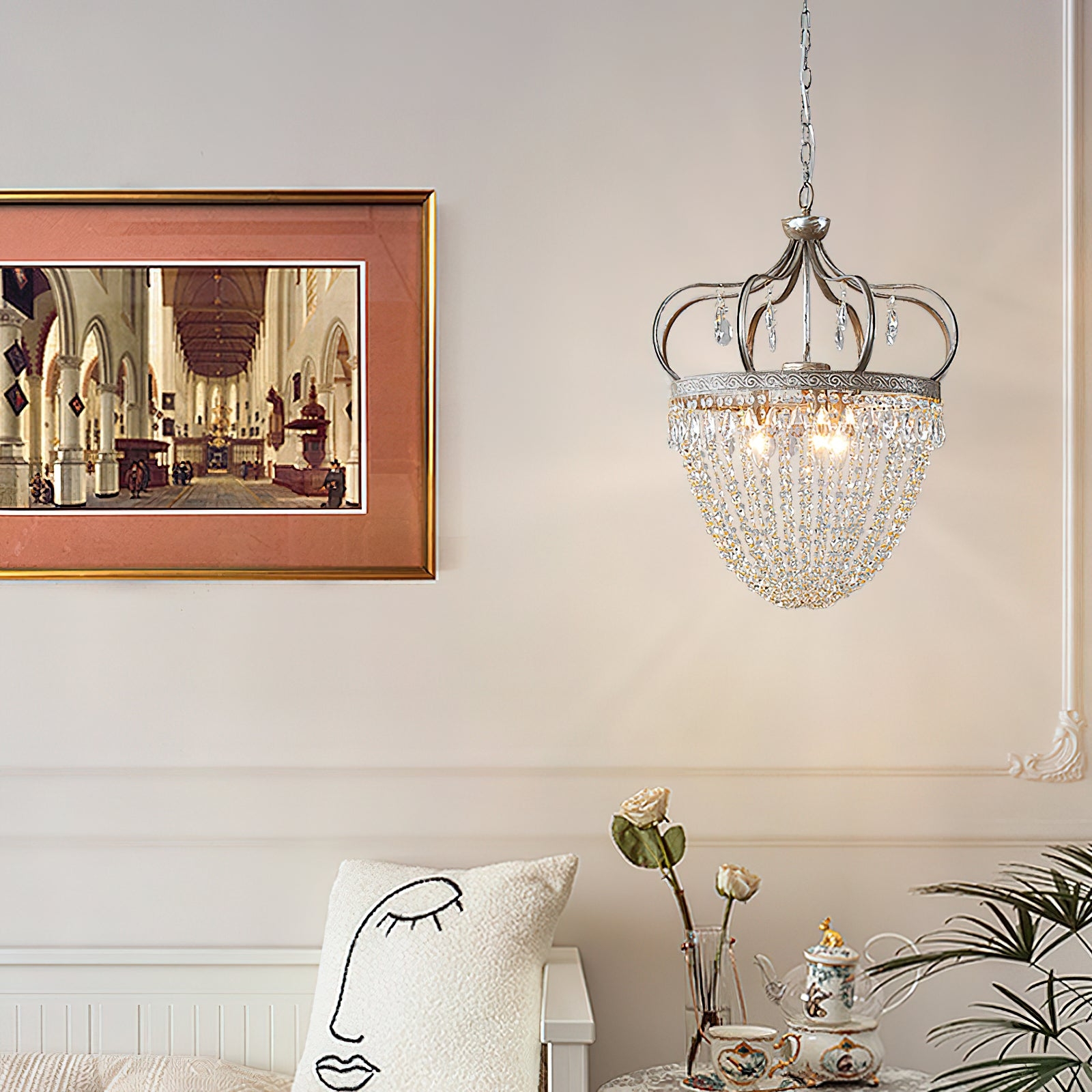 Abella Tear Drop Chandelier T1741
