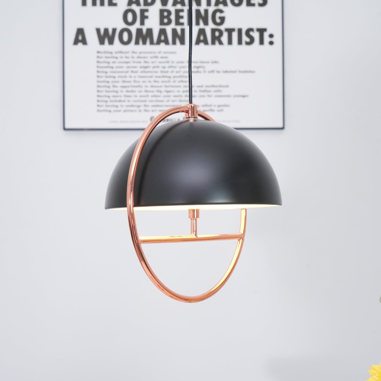Nordic Hemispherical Ring Metal Pendant Lamp M448