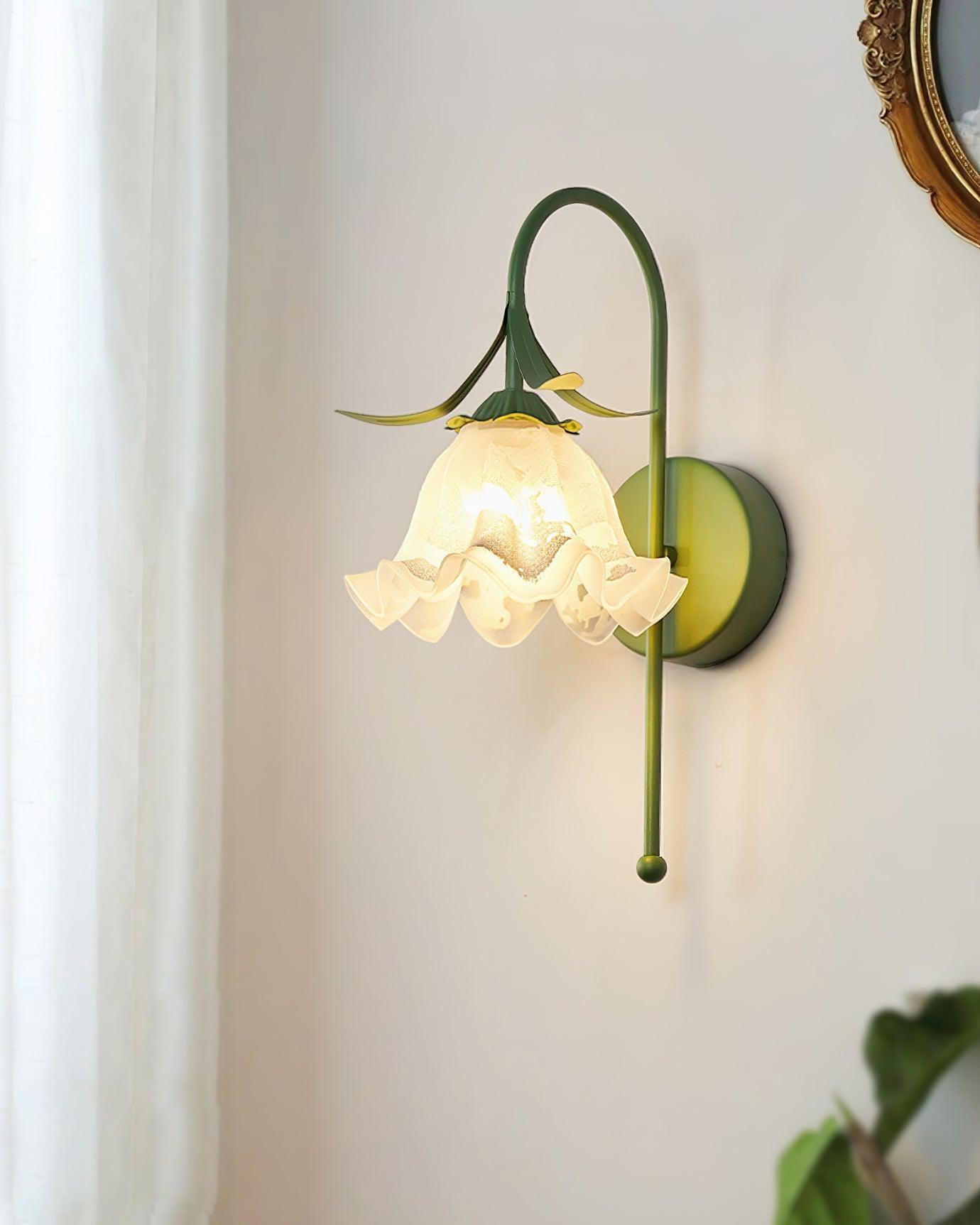 French Cream Style Flower Wall Lamp M47
