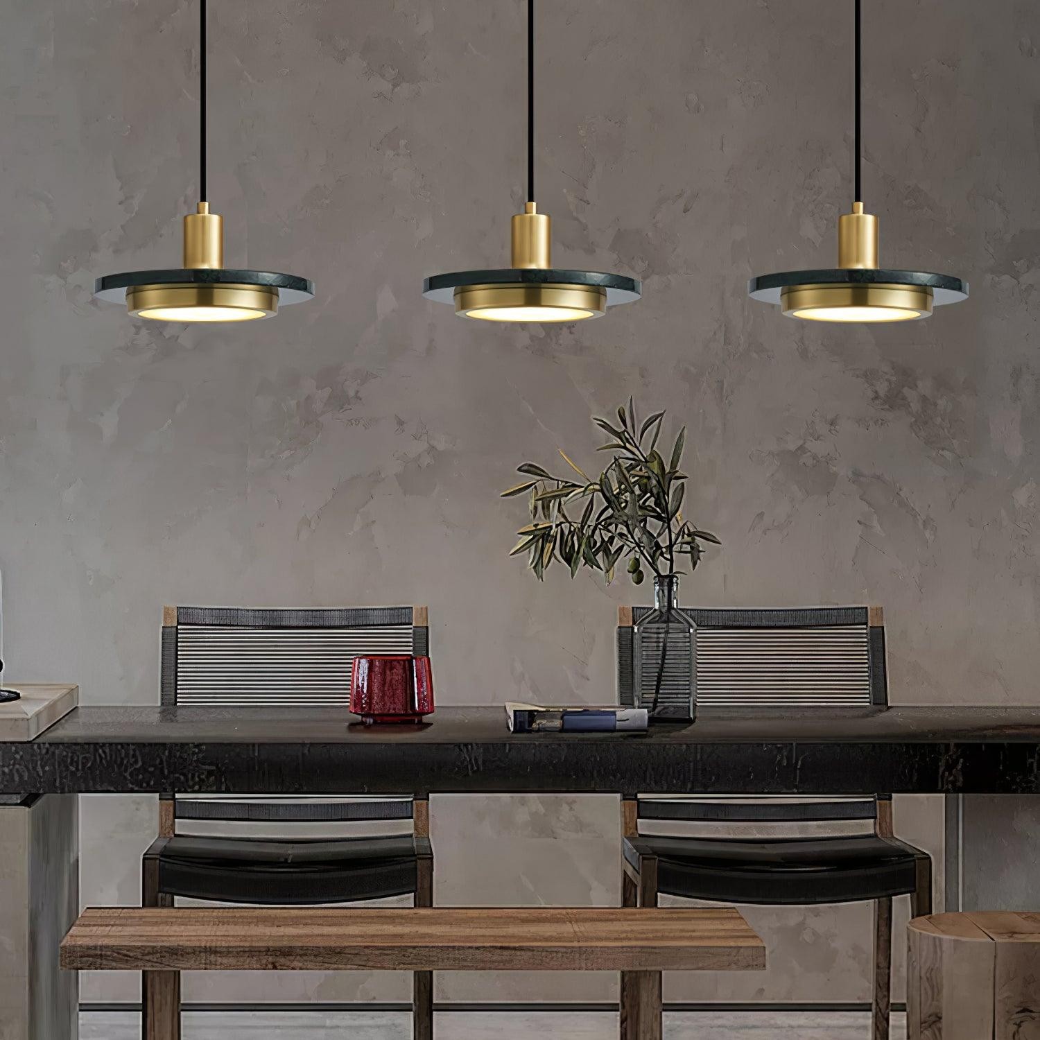 Double Circle Pendant Light M559