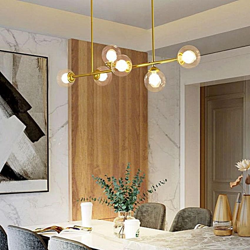 DOUBLE Ball Chandelier