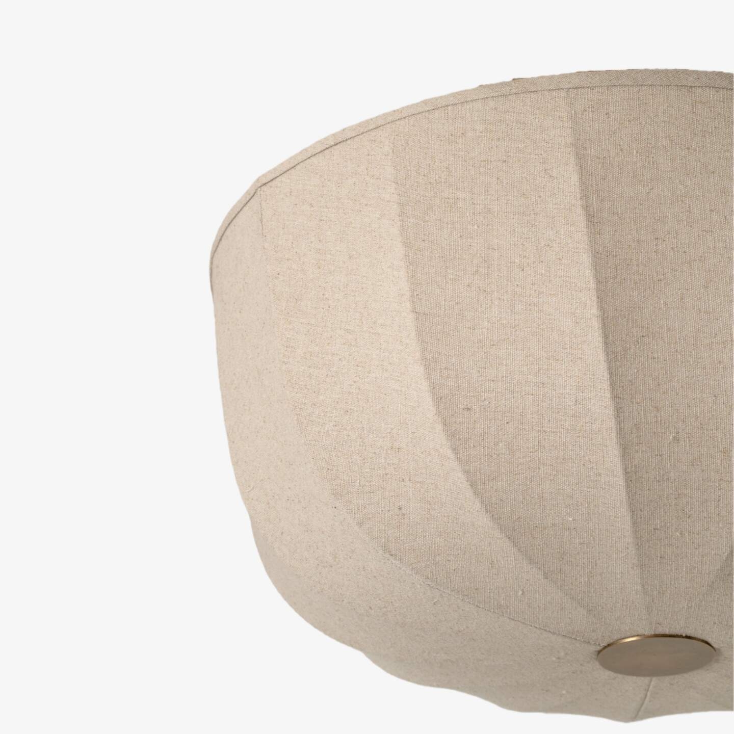 Loomis Textured Fabric Light - Vintage Flush Mount for Living Rooms T480
