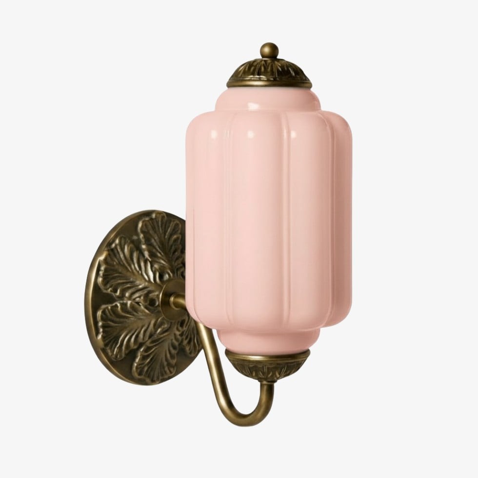 Eloise Elegant Glass Wall Sconce - Vintage Lighting for Bedroom T290