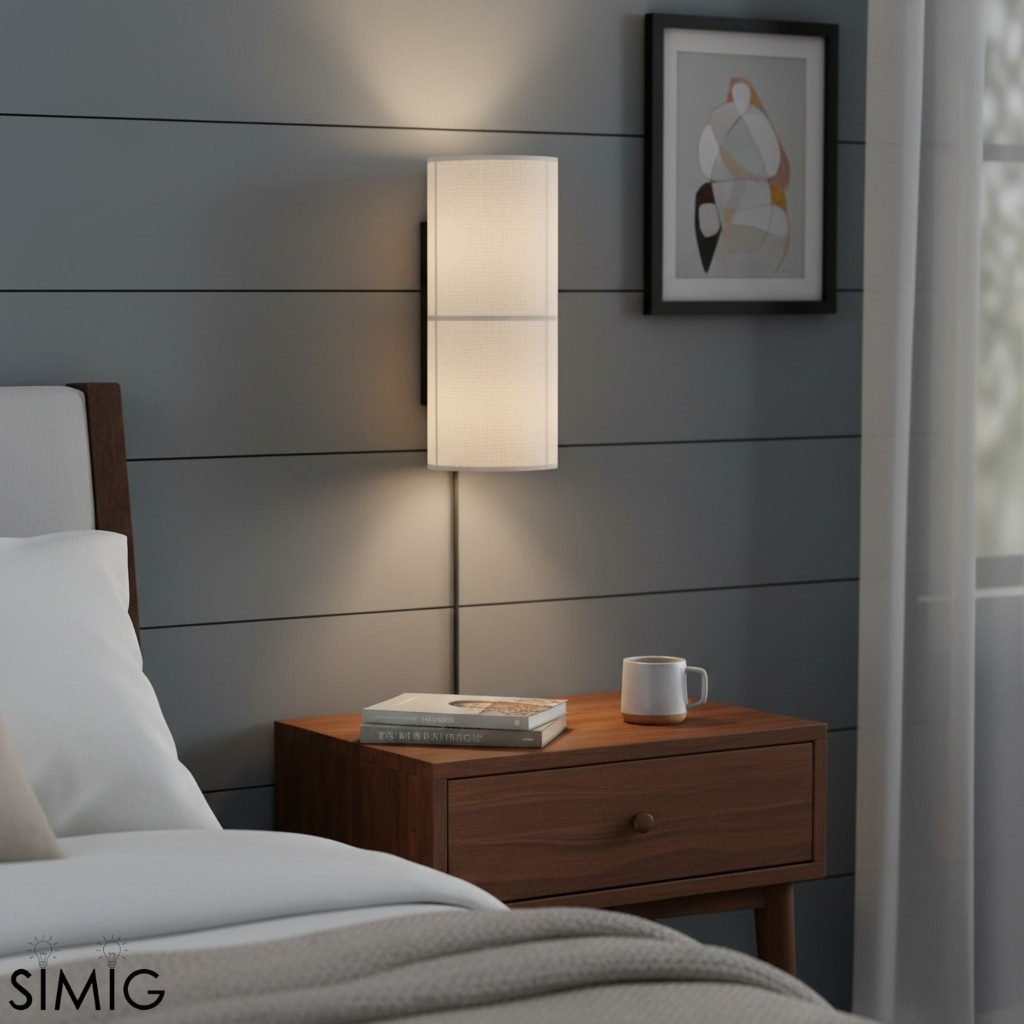 Cylume Fabric Wall Sconce – Vertical Design for Living Room T546
