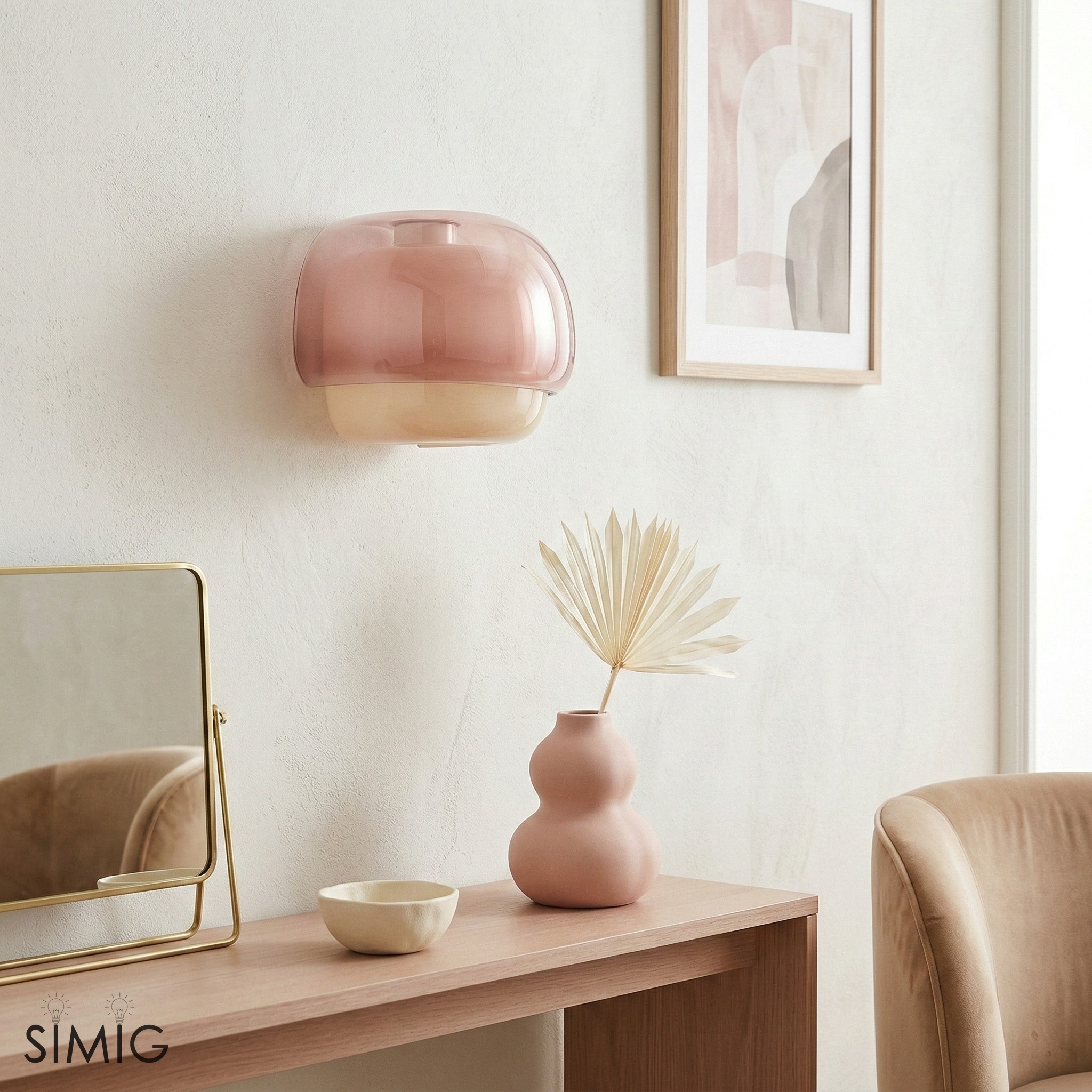 Clinco Double Sphere Glass Sconce ‑ Stylish Ambient Wall Lighting T416