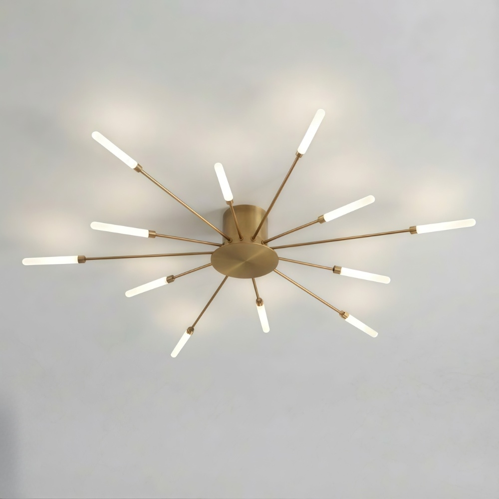 Sputnik Led Fireworks Flush Mount Ceiling Light S40