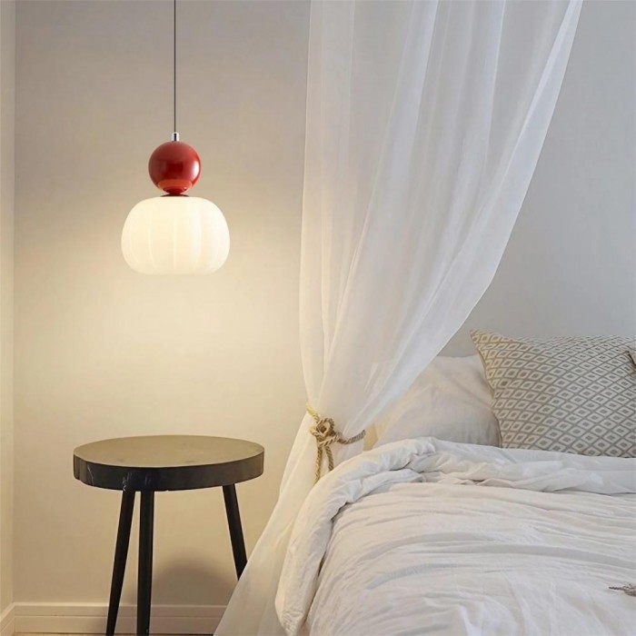 Ornavigo Cream Bauhaus Pumpkin Pendant — Living Room & Dining Area S199