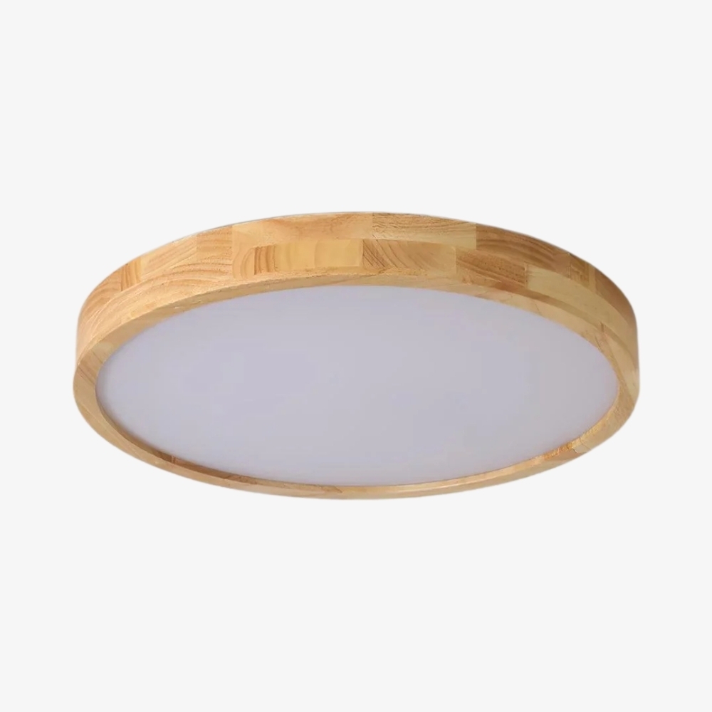 LignoForma Geometric Shape Ceiling Light - Contemporary Wood LED Ceiling for Bedroom and Lounge T1107