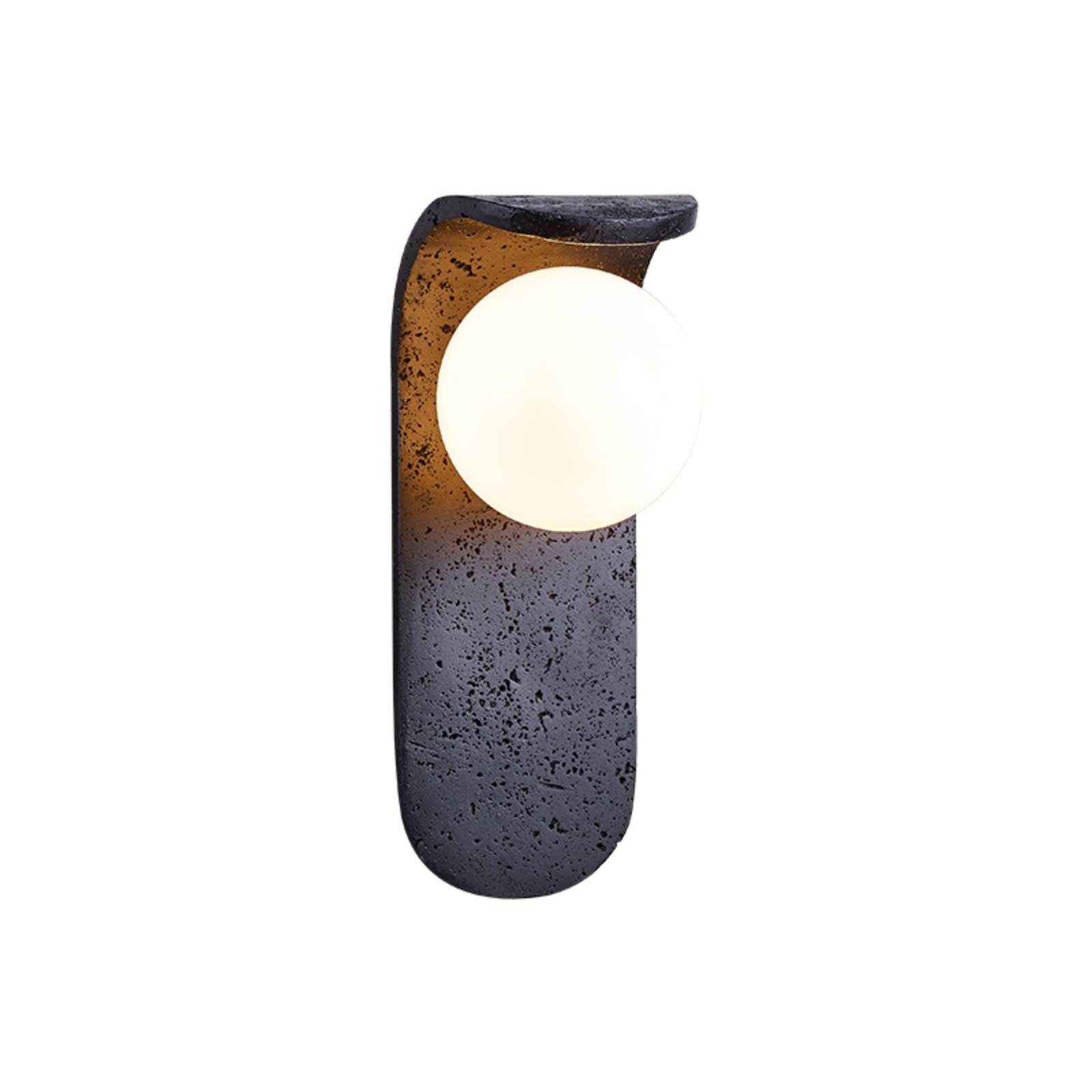 Travertine Wall Lamp - Skateboard-Inspired Modern Bedroom Light S326