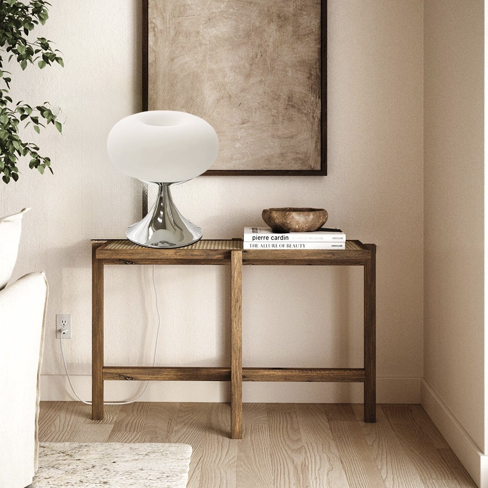 Lollora Bauhaus Apple Glass Table Lamp — Modern Desk & Bedside S171